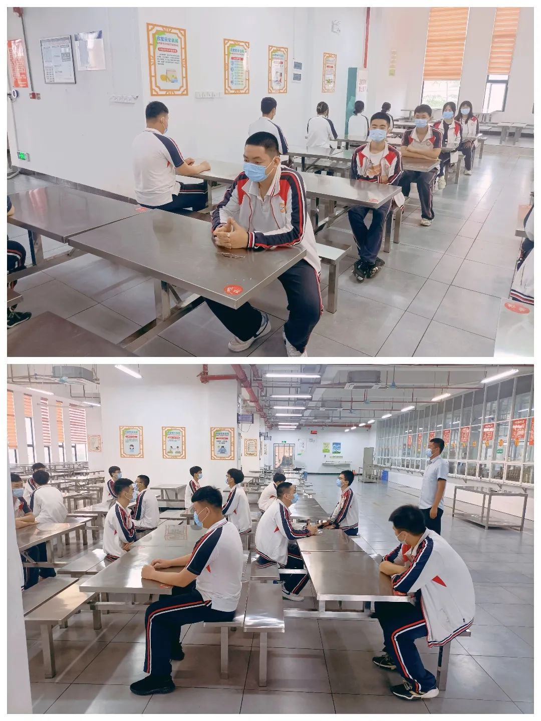 【校園資訊】疫情防控常態(tài)化 安全校園用心守?？邳S岡金盤高級(jí)中學(xué)（椰海校區(qū)）高中部